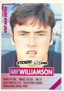 Sticker Danny Williamson - SuperPlayers 1996 n. 293 - Panini