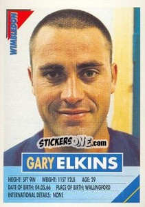 Sticker Gary Elkins - SuperPlayers 1996 - Panini