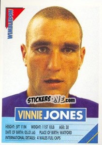 Sticker Vinnie Jones - SuperPlayers 1996 n. 305 - Panini