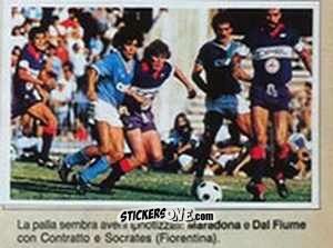 Cromo Maradona / Dal Fiume - Calciostadio 1984-1985
 n. 91 - Edis