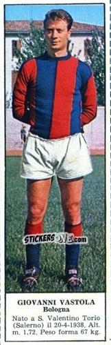 Cromo Giovanni Vastola - Campionato Italiano di Calcio 1966-1967
 n. 21 - Tempo