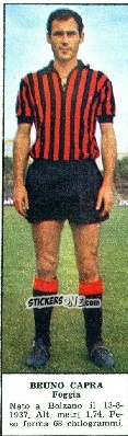 Sticker Bruno Capra - Campionato Italiano di Calcio 1966-1967
 n. 78 - Tempo