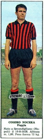 Sticker Cosimo Nocera - Campionato Italiano di Calcio 1966-1967
 n. 80 - Tempo