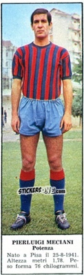 Sticker Pierluigi Meciani - Campionato Italiano di Calcio 1966-1967
 n. 461 - Tempo