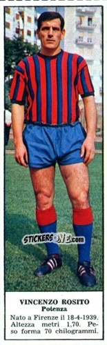 Sticker Vincenzo Rosito - Campionato Italiano di Calcio 1966-1967
 n. 464 - Tempo