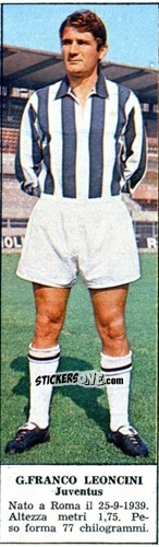 Sticker G.Franco Leoncini - Campionato Italiano di Calcio 1966-1967
 n. 111 - Tempo
