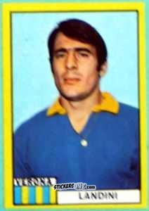 Sticker Dino Landini - Calciatori 1971-1972
 n. VER12 - Edis
