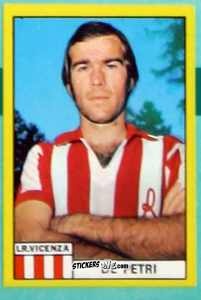 Sticker Roberto De Petri - Calciatori 1971-1972
 n. LRV16 - Edis