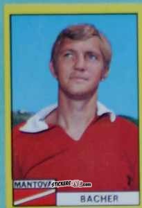 Cromo Giuseppe Bacher - Calciatori 1971-1972
 n. MAN7 - Edis