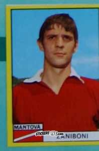 Cromo Giuseppe Zaniboni - Calciatori 1971-1972
 n. MAN14 - Edis