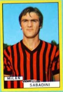 Sticker Giuseppe Sabadini - Calciatori 1971-1972
 n. MIL5 - Edis