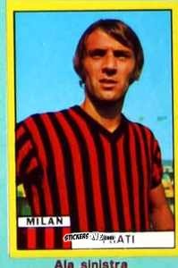 Sticker Pierino Prati - Calciatori 1971-1972
 n. MIL13 - Edis