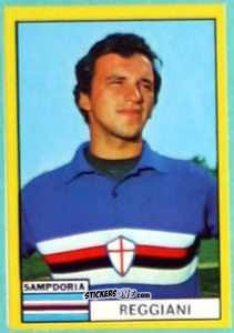 Sticker Sergio Reggiani - Calciatori 1971-1972
 n. SAM7 - Edis