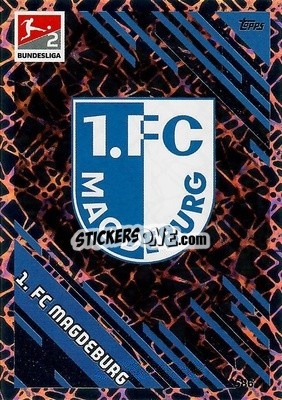 Sticker 1.FC Magdeburg - German Fussball Bundesliga 2022-2023. Match Attax Extra
 n. 586 - Topps