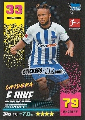 Sticker Chidera Ejuke - German Fussball Bundesliga 2022-2023. Match Attax Extra
 - Topps