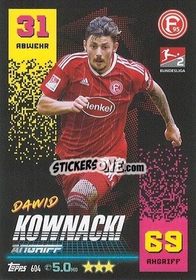 Figurina Dawid Kownacki - German Fussball Bundesliga 2022-2023. Match Attax Extra
 - Topps