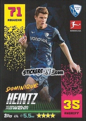 Cromo Dominique Heintz - German Fussball Bundesliga 2022-2023. Match Attax Extra
 - Topps
