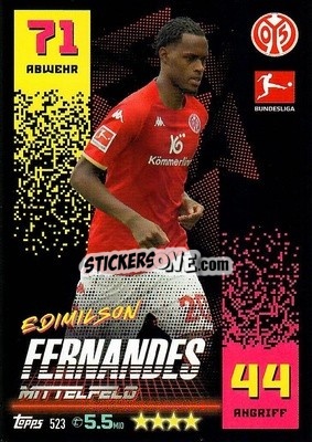 Figurina Edimilson Fernandes - German Fussball Bundesliga 2022-2023. Match Attax Extra
 - Topps