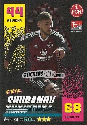 Sticker Erik Shuranov - German Fussball Bundesliga 2022-2023. Match Attax Extra
 - Topps