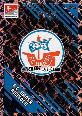 Sticker FC Hansa Rostock - German Fussball Bundesliga 2022-2023. Match Attax Extra
 - Topps