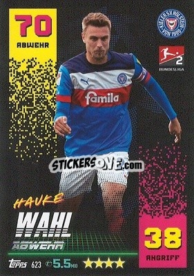 Sticker Hauke Wahl - German Fussball Bundesliga 2022-2023. Match Attax Extra
 - Topps
