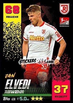 Figurina Jan Elvedi - German Fussball Bundesliga 2022-2023. Match Attax Extra
 - Topps