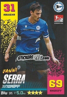 Sticker Janni Serra - German Fussball Bundesliga 2022-2023. Match Attax Extra
 - Topps