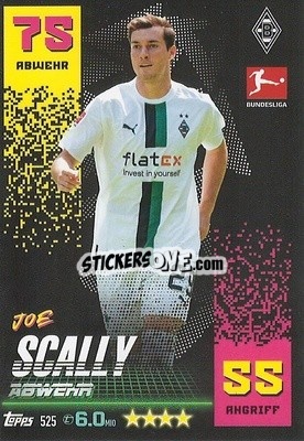 Sticker Joe Scally - German Fussball Bundesliga 2022-2023. Match Attax Extra
 - Topps