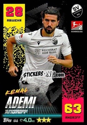 Sticker Kemal Ademi - German Fussball Bundesliga 2022-2023. Match Attax Extra
 - Topps