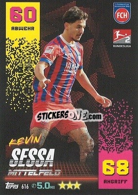 Cromo Kevin Sessa - German Fussball Bundesliga 2022-2023. Match Attax Extra
 - Topps