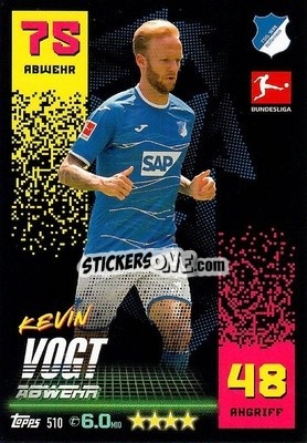 Sticker Kevin Vogt - German Fussball Bundesliga 2022-2023. Match Attax Extra
 n. 510 - Topps
