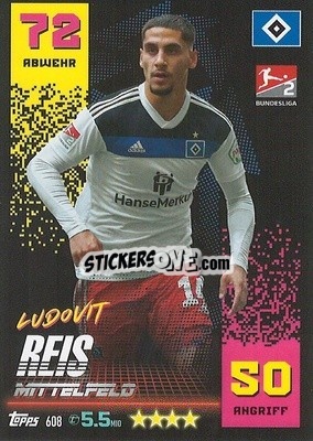 Sticker Ludovit Reis - German Fussball Bundesliga 2022-2023. Match Attax Extra
 - Topps