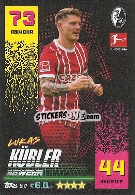 Sticker Lukas Kübler - German Fussball Bundesliga 2022-2023. Match Attax Extra
 - Topps