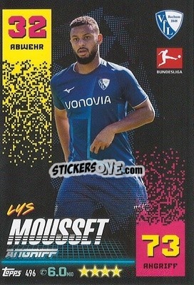 Sticker Lys Mousset - German Fussball Bundesliga 2022-2023. Match Attax Extra
 - Topps