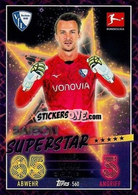 Sticker Manuel Riemann - German Fussball Bundesliga 2022-2023. Match Attax Extra
 n. 560 - Topps