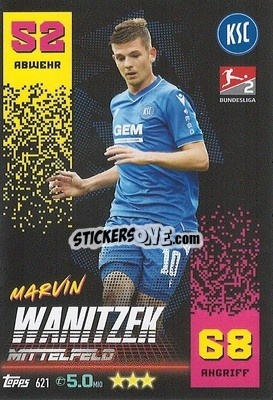 Figurina Marvin Wanitzek - German Fussball Bundesliga 2022-2023. Match Attax Extra
 - Topps