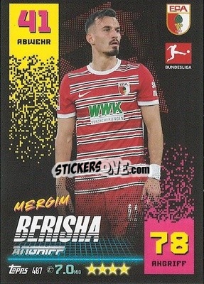 Sticker Mergim Berisha - German Fussball Bundesliga 2022-2023. Match Attax Extra
 - Topps