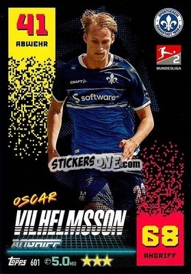 Sticker Oscar Vilhelmsson - German Fussball Bundesliga 2022-2023. Match Attax Extra
 - Topps