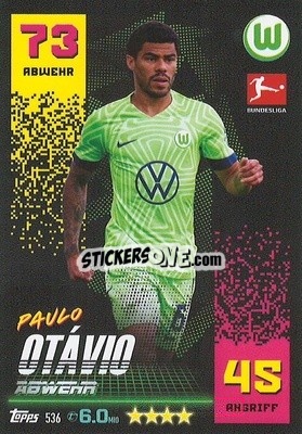Sticker Paulo Otávio - German Fussball Bundesliga 2022-2023. Match Attax Extra
 n. 536 - Topps
