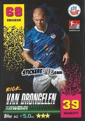 Sticker Rick van Drongelen - German Fussball Bundesliga 2022-2023. Match Attax Extra
 - Topps