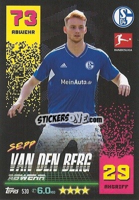 Sticker Sepp van den Berg - German Fussball Bundesliga 2022-2023. Match Attax Extra
 - Topps