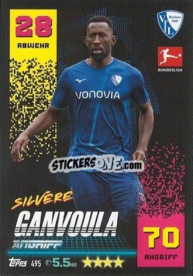 Sticker Silvére Ganvoula - German Fussball Bundesliga 2022-2023. Match Attax Extra
 - Topps