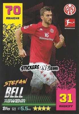 Sticker Stefan Bell - German Fussball Bundesliga 2022-2023. Match Attax Extra
 n. 522 - Topps