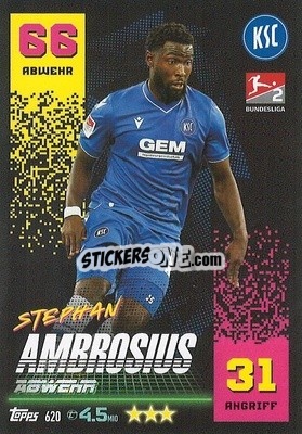 Figurina Stephan Ambrosius - German Fussball Bundesliga 2022-2023. Match Attax Extra
 - Topps