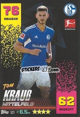 Figurina Tom Krauß - German Fussball Bundesliga 2022-2023. Match Attax Extra
 - Topps
