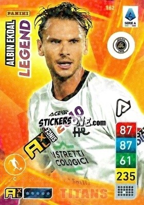 Sticker Albin Ekdal - Calciatori 2022-2023. Adrenalyn XL TITANS
 n. T162 - Panini