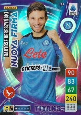 Sticker Bartosz Bereszyński - Calciatori 2022-2023. Adrenalyn XL TITANS
 n. T197 - Panini