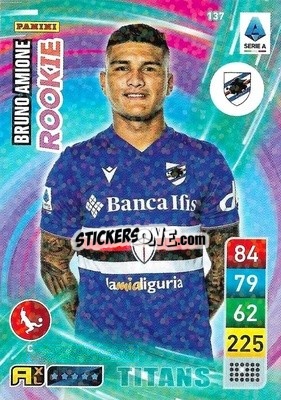 Sticker Bruno Amone - Calciatori 2022-2023. Adrenalyn XL TITANS
 - Panini