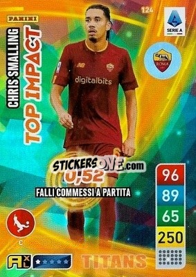 Sticker Chris Smalling - Calciatori 2022-2023. Adrenalyn XL TITANS
 n. T124 - Panini