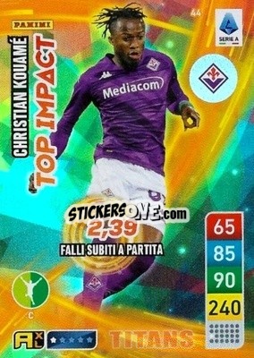 Sticker Christian Kouamé - Calciatori 2022-2023. Adrenalyn XL TITANS
 - Panini